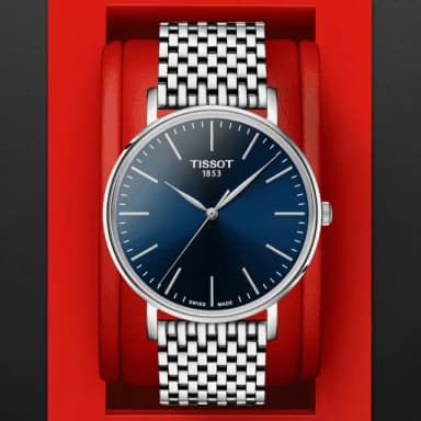 【TISSOT 天梭 官方授權】EVERYTIME 簡約時尚石英腕錶 畢業禮物 送禮 推薦(T1434101104100)