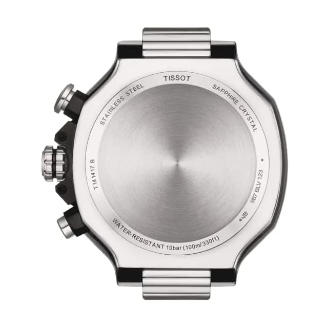 【TISSOT 天梭 官方授權】T-RACE 三眼競速計時石英腕錶 畢業禮物 送禮 推薦(T1414171701100)