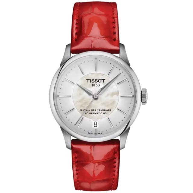【TISSOT 天梭 官方授權】杜魯爾系列 簡約優雅機械腕錶 七夕 情人節 送禮 推薦(T1392071611100)