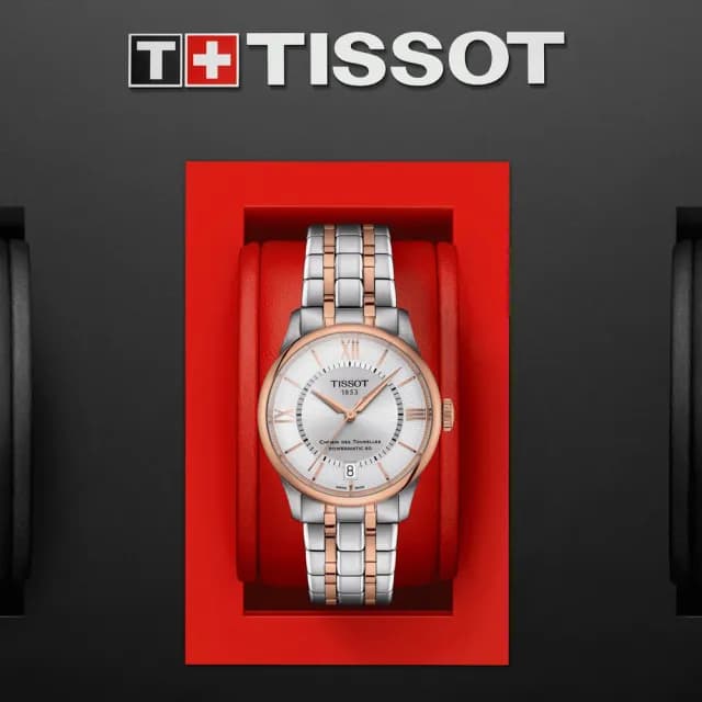 【TISSOT 天梭 官方授權】杜魯爾系列 經典時尚機械腕錶 七夕 情人節 送禮 推薦(T1392072203800)