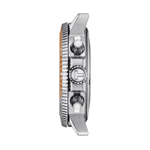 【TISSOT 天梭 官方授權】SEASTAR 海星系列 時尚潛水計時腕錶 七夕 情人節 送禮 推薦(T1204171708101)