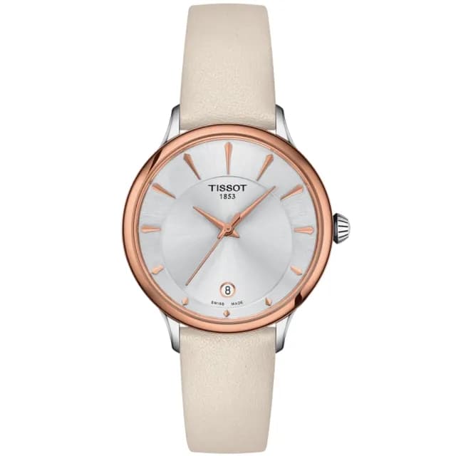 【TISSOT 天梭 官方授權】ODACI-T 優雅時尚石英腕錶 畢業禮物 送禮 推薦(T1332102603100)