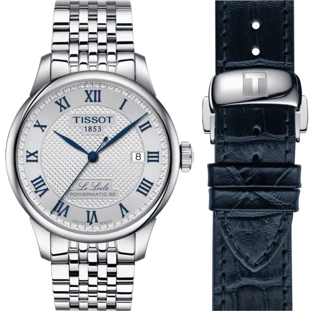 【TISSOT 天梭 官方授權】周年機械錶 對錶 情侶手錶 禮物(T0064071103303+T0062071103601)