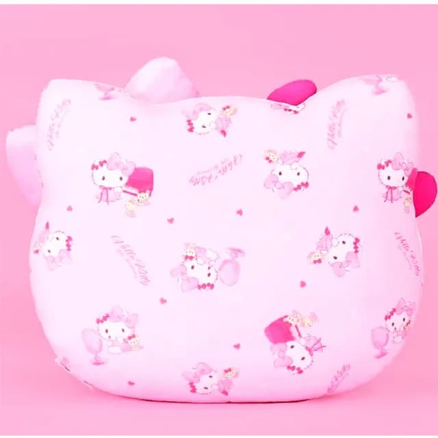 【TDL】凱蒂貓HELLO KITTY抱枕玩偶午睡枕午安枕靠墊靠枕50週年款 892679(生日禮物 聖誕節)