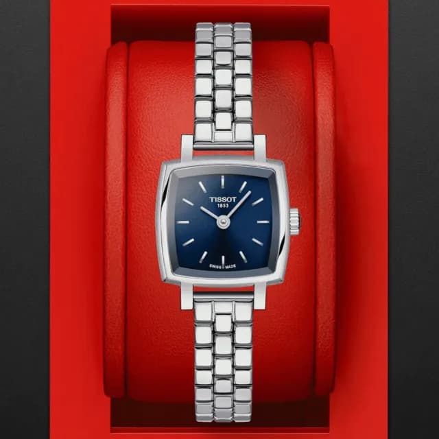 【TISSOT 天梭 官方授權】LOVELY SQUARE 時尚優雅石英腕錶 畢業禮物 送禮 推薦(T0581091104101)