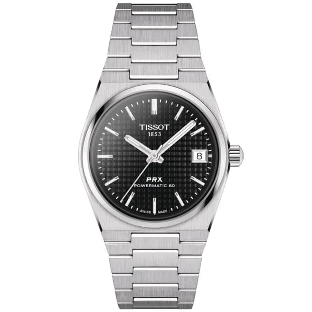 【TISSOT 天梭 官方授權】PRX系列 酒桶形機械腕錶 畢業禮物 送禮 推薦(T1372071105100)