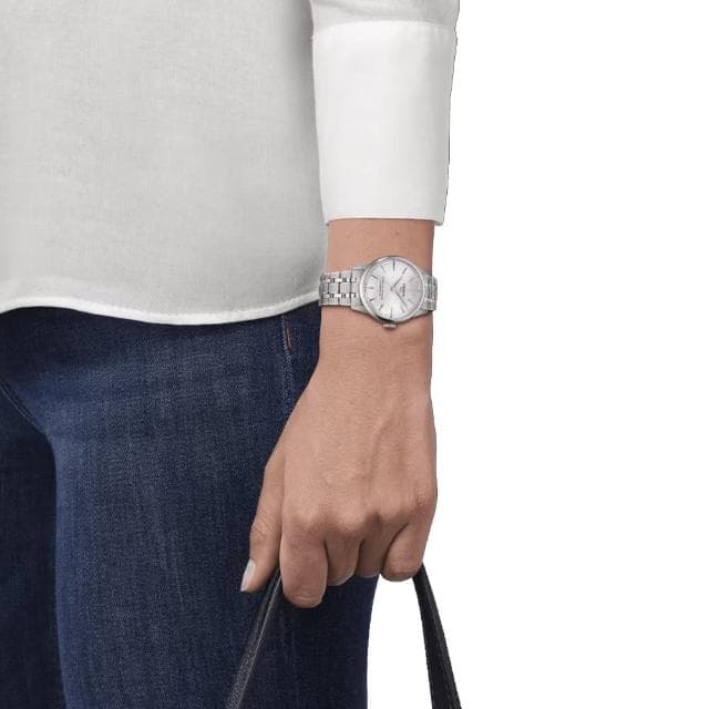 【TISSOT 天梭 官方授權】杜魯爾 時尚機械對錶 母親節 禮物 推薦(T1398071103100+T1392071103100)