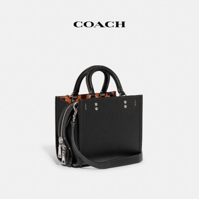 【COACH】蔻馳官方直營 ROGUE20手袋-LH/黑色(CH364)