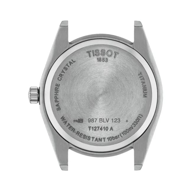 【TISSOT 天梭 官方授權】GENTLEMAN 鈦金屬 簡約紳士石英腕錶 父親節 禮物  送禮 推薦(T1274104408100)