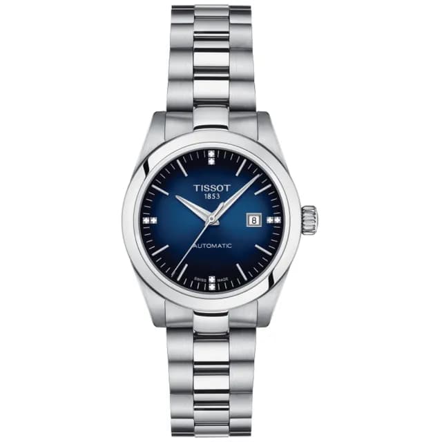【TISSOT 天梭 官方授權】T-MY LADY 典雅真鑽機械腕錶 七夕 情人節 送禮 推薦(T1320071104600)