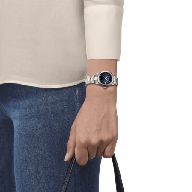 【TISSOT 天梭 官方授權】T-MY LADY 典雅真鑽機械腕錶 畢業禮物 送禮 推薦(T1320071104600)