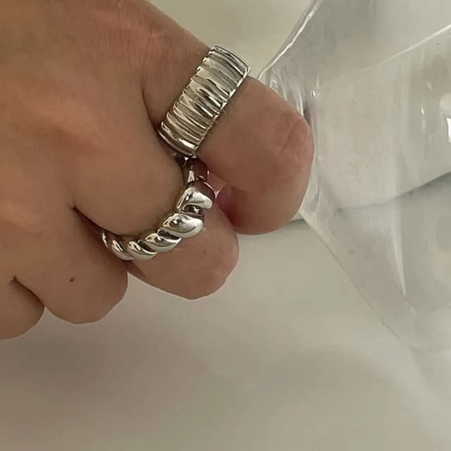 【MoonDy】情人節禮物 包包 戒指 女生戒指 情侶戒指 925純銀戒指 復古戒指 戒指女ins 可調節戒指 情人節禮