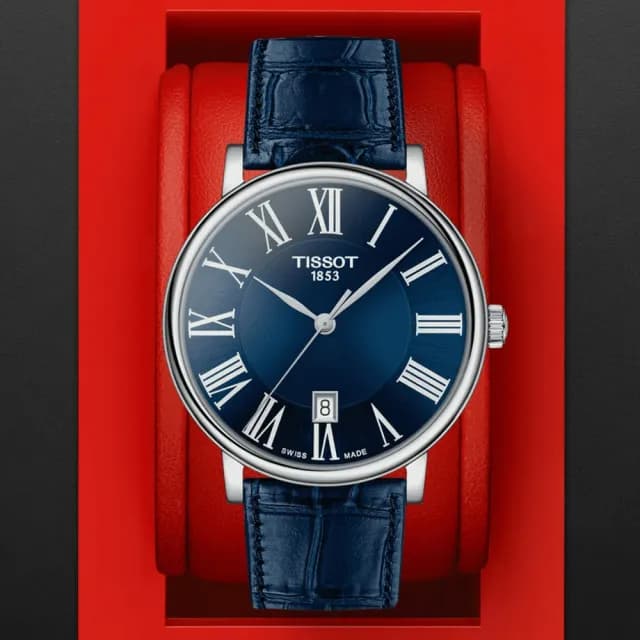 【TISSOT 天梭 官方授權】CARSON 紳士時尚石英腕錶 七夕 情人節 送禮 推薦(T1224101604300)