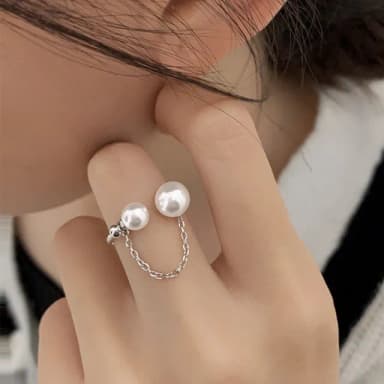 【KT DADA】母親節禮物 戒指 戒指女生 925純銀戒指 可調式戒指 戒指女ins 小禮物 情侶禮物 情人節禮物 小女
