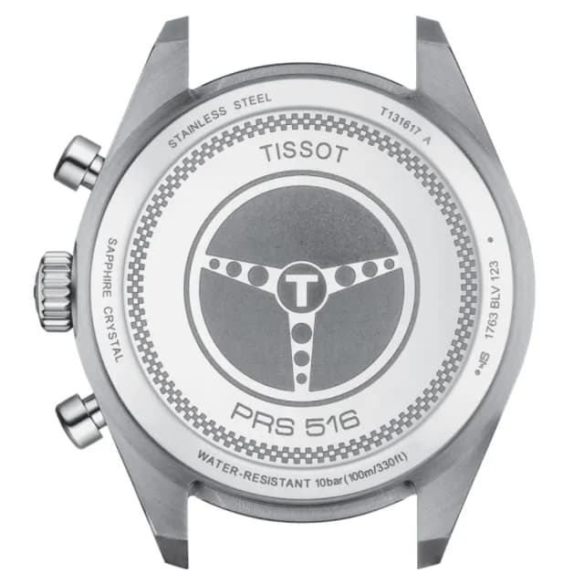 【TISSOT 天梭 官方授權】PRS 516 賽車三眼計時腕錶 畢業禮物 送禮 推薦(T1316171104200)