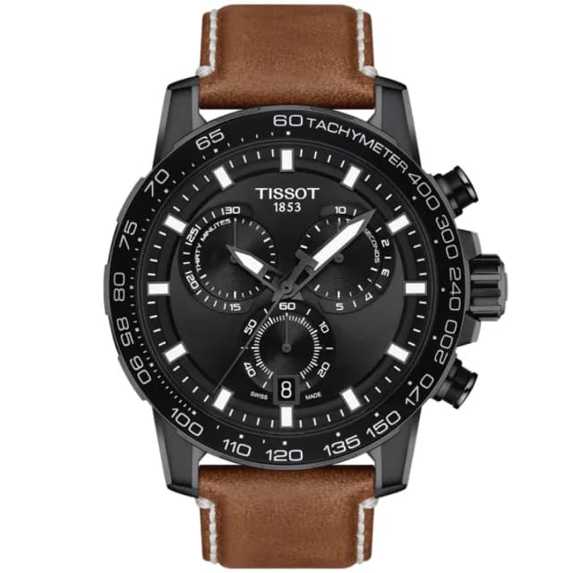 【TISSOT 天梭 官方授權】SUPERSPORT CHRONO 三眼計時石英腕錶 畢業禮物 送禮 推薦(T1256173605101)