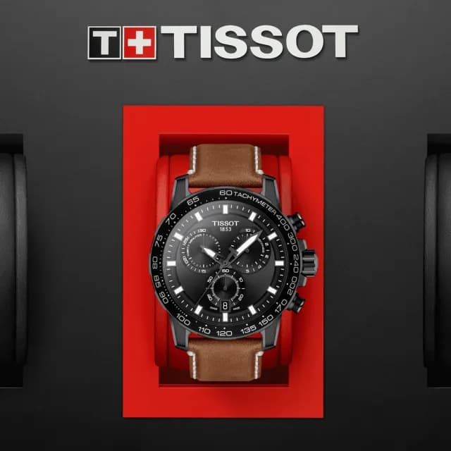 【TISSOT 天梭 官方授權】SUPERSPORT CHRONO 三眼計時石英腕錶 畢業禮物 送禮 推薦(T1256173605101)