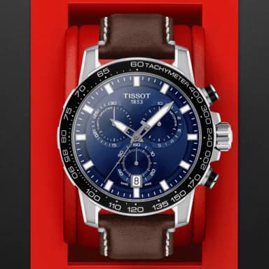 【TISSOT 天梭 官方授權】SUPERSPORT CHRONO 三眼計時石英腕錶 畢業禮物 送禮 推薦(T1256171604100)