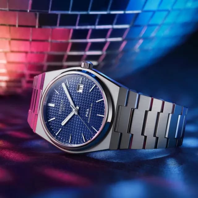 【TISSOT 天梭 官方授權】PRX系列 80小時動力儲存機械腕錶 七夕 情人節 送禮 推薦(T1374071104100)