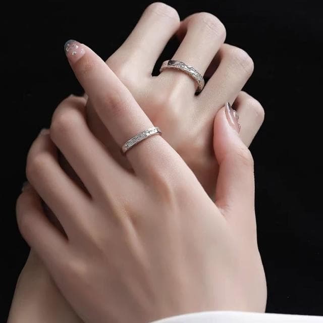 【LEEHER】女生/可調節戒指/情人節禮物/送男友/送女友/紀念禮物/對戒/純銀戒指/情侶對戒/情侶個性戒指
