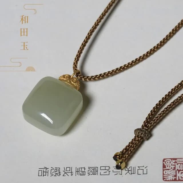 【KT DADA】包包 招財項鍊 開運項鍊 生日禮物 項鍊 男生項鍊 佛牌項鍊 玉項鍊 寶石項鍊 和田玉項鍊