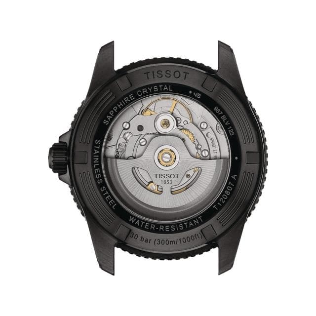 【TISSOT 天梭】SEASTAR1000海星系列 潛水機械腕錶 母親節 禮物 推薦(T1208073704100)