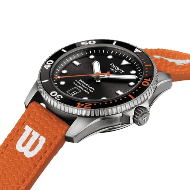 【TISSOT 天梭】SEASTAR WNBA 美國女職籃 機械腕錶 七夕 情人節 禮物 送禮 推薦(T1208071705100)