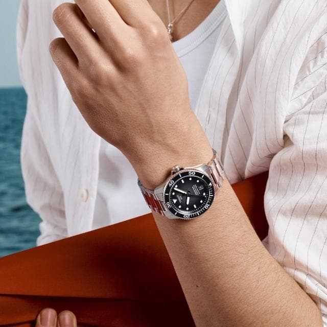 【TISSOT 天梭】SEASTAR1000海星系列 潛水機械腕錶 母親節 禮物 推薦(T1208071105100)