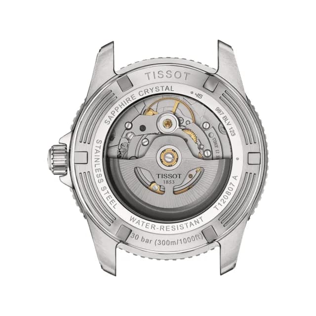【TISSOT 天梭 官方授權】SEASTAR 1000 海星系列 潛水機械腕錶 雙11 特惠 推薦(T1208071109100)