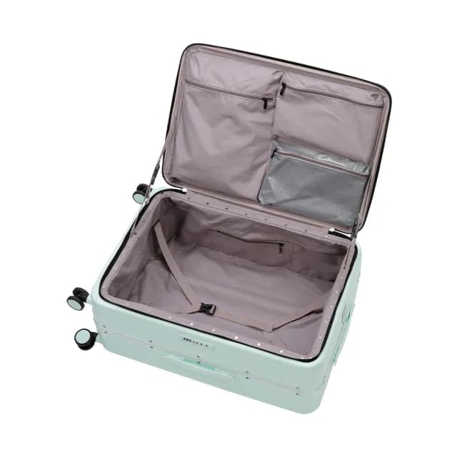 【AOU 微笑旅行】前開鋁框箱29吋行李箱 極靜音飛機輪 鋁框箱(前開框架行李箱92-005A)