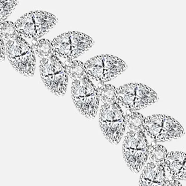 【LEEHER】女生手鍊/手環/純銀手鍊/S925/銀飾品/莫桑鋯手鍊/生日禮物/微型手鍊/細手鍊/閨蜜手鍊