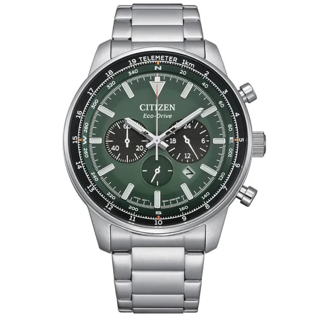 【CITIZEN 星辰】Chronograph系列 光動能計時腕錶 畢業禮物 送禮 推薦(CA4500-91X)