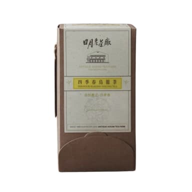 【台灣農林】官方直營 四季春烏龍茶 日月老茶廠(天然製材茶包2.2gx25入/盒)