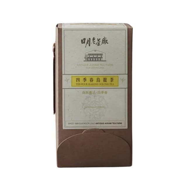 【台灣農林】官方直營 四季春烏龍茶 日月老茶廠(天然製材茶包2.2gx25入/盒)