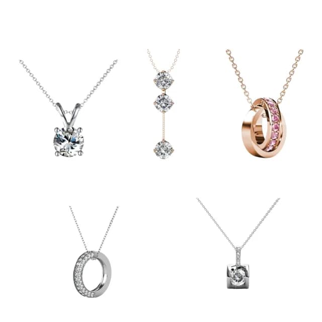 【Cate & Chloe】綜合項鍊組(簡約優雅和時尚風格)