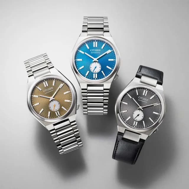 【CITIZEN 星辰】Mechanical系列 TSUYOSA 小秒針機械腕錶 父親節 禮物 送禮 推薦(NK5010-51L)