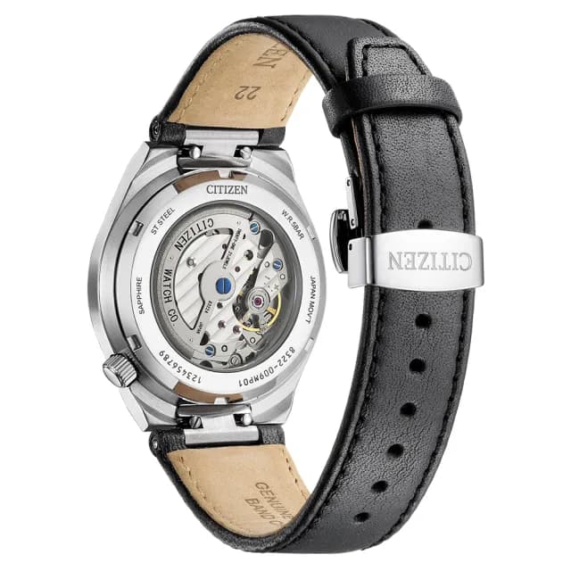 【CITIZEN 星辰】Mechanical系列 TSUYOSA 小秒針機械腕錶 父親節 禮物 送禮 推薦(NK5010-01H)