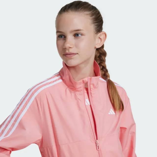 【adidas 愛迪達】TRAIN ESSENTIAL 運動外套 童裝 IV9594