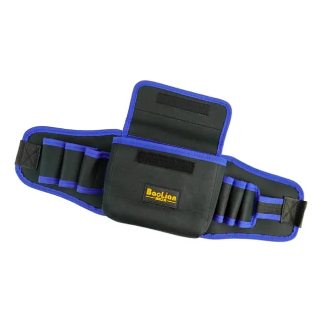 【精準科技】父親節禮物 帆布腰包 工具箱 維修工具袋 腰包電工工具 電鑽工具包 五金配件(MIT-OB