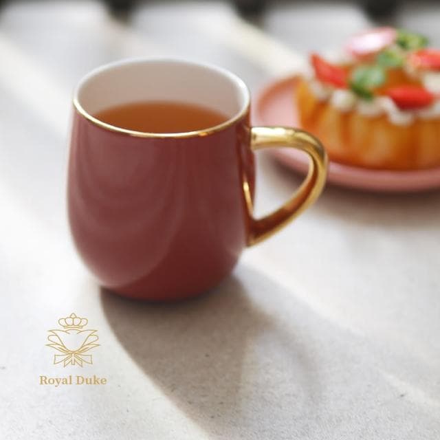 【Royal Duke】福氣骨瓷馬克杯480ML★買一送一(杯子  馬克杯  咖啡杯 大容量 交換禮物 入厝 辦公室)
