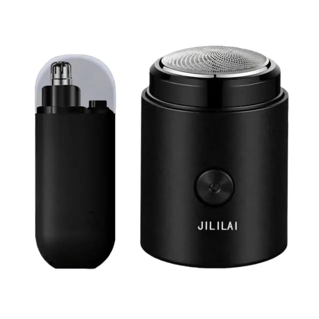 【JILILAI】汽車必備旅行修容組(超迷你電鬍刀/電動鼻毛剪)