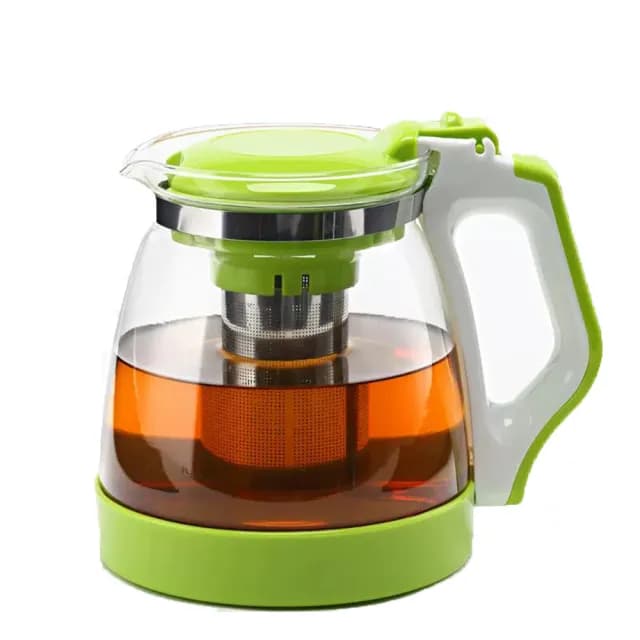 【PKS】耐熱玻璃泡茶壺(大容量過濾花茶壺/沖茶器/單壺/水壺/茶壺/茶具)