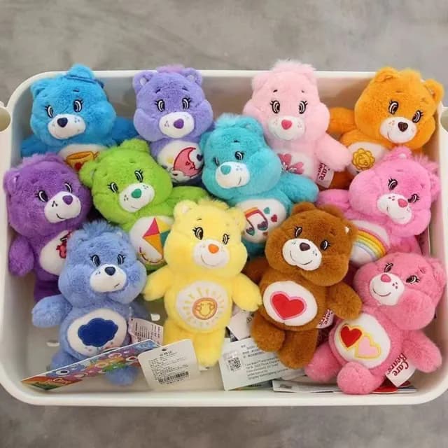 【Care Bears】正版授權愛心小熊玩偶吊飾 鑰匙圈 書包掛飾(兒童禮物 交換禮物)