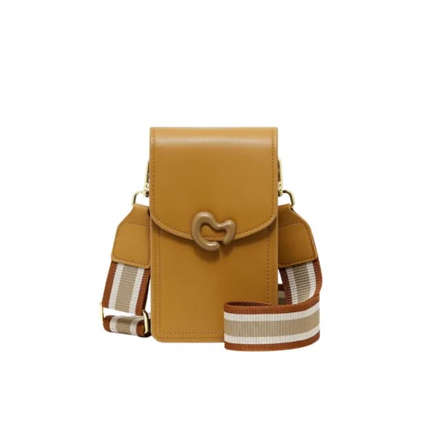 【KaLala】心動撞色夾心 斜背手機包/側背小包/證件零錢包