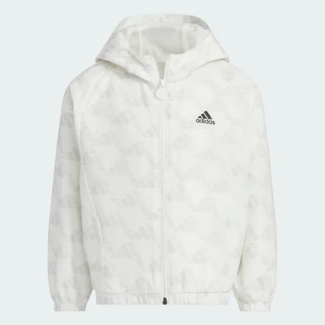 【adidas 愛迪達】連帽外套 童裝 JC6896