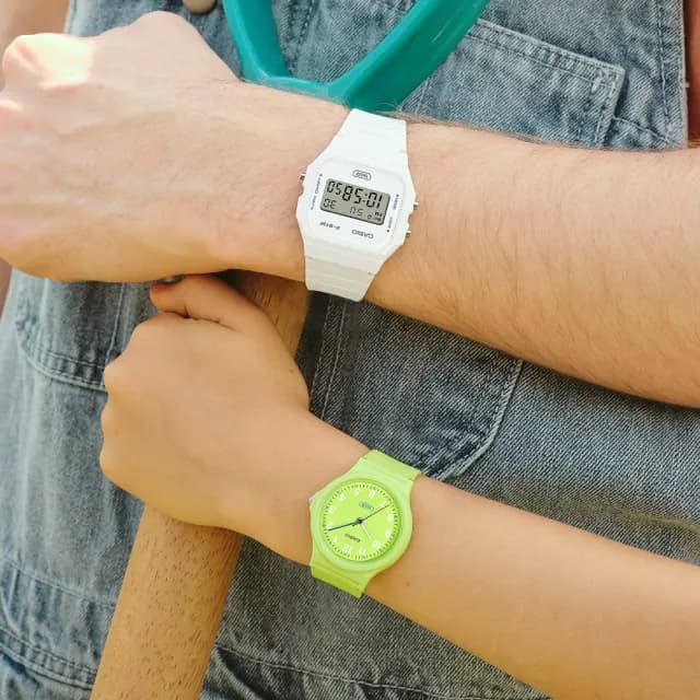 【CASIO 卡西歐】纖薄輕巧電子錶(F-91WB)