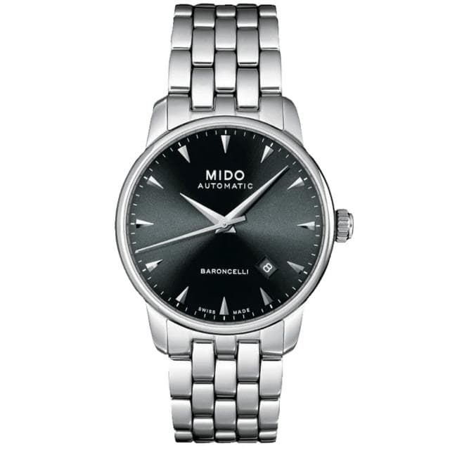 【MIDO 美度】永恆系列 黑 紳士 機械腕錶 母親節 禮物 推薦(M86004181)