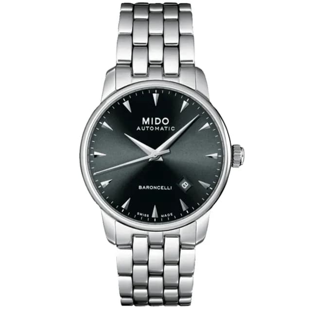 【MIDO 美度】永恆系列 黑 紳士 機械腕錶 畢業禮物 送禮 推薦(M86004181)
