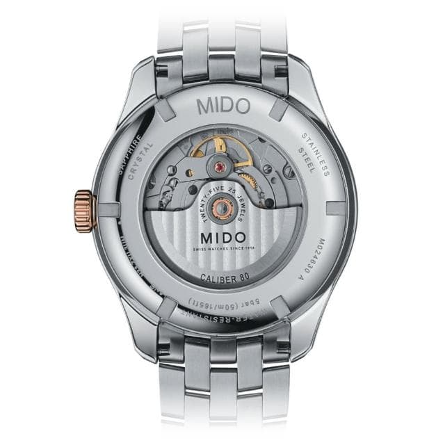 【MIDO 美度】雋永系列 日曆機械腕錶 母親節 禮物 推薦(M0246302206100)