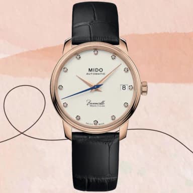 【MIDO 美度】永恆系列 鈦游絲 真鑽機械腕錶 畢業禮物 送禮 推薦(M0272073626600)